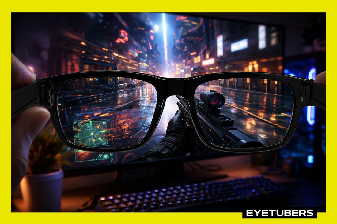 P1: la montatura per gamer professionisti, ora con lenti graduate