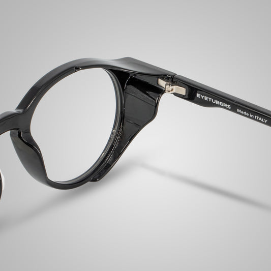 ROUND BLACK ANTI BLUE LIGHT