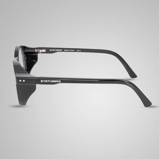 ROUND BLACK ANTI BLUE LIGHT