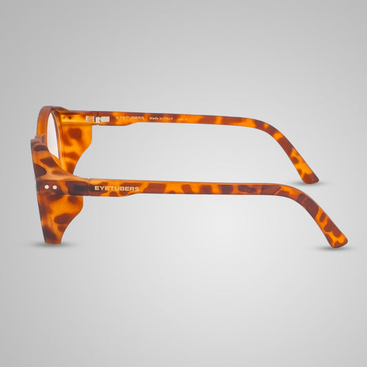 ROUND BROWN ANTI BLUE LIGHT