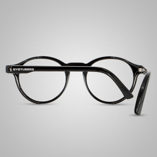 ROUND BLACK ANTI BLUE LIGHT