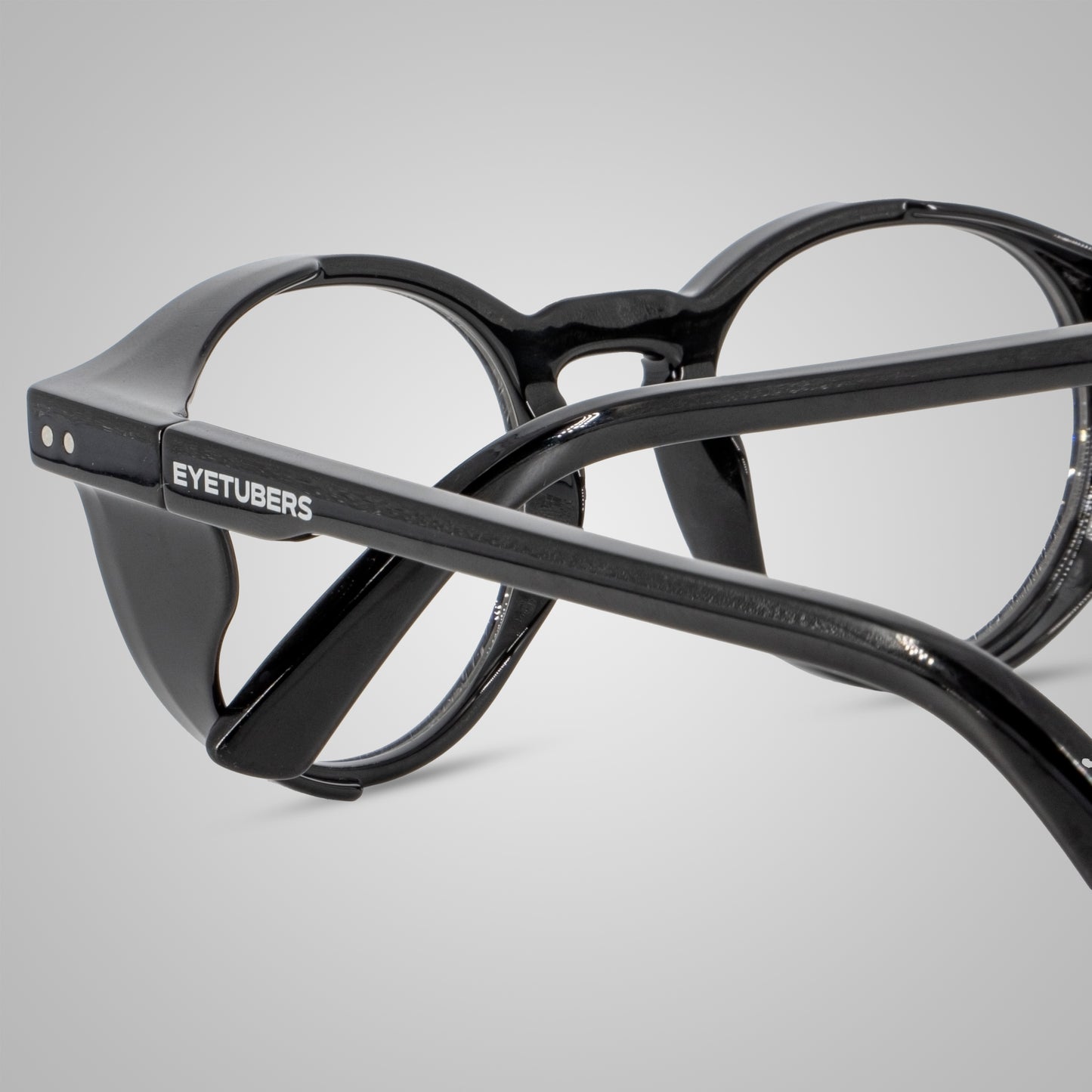 ROUND BLACK ANTI BLUE LIGHT