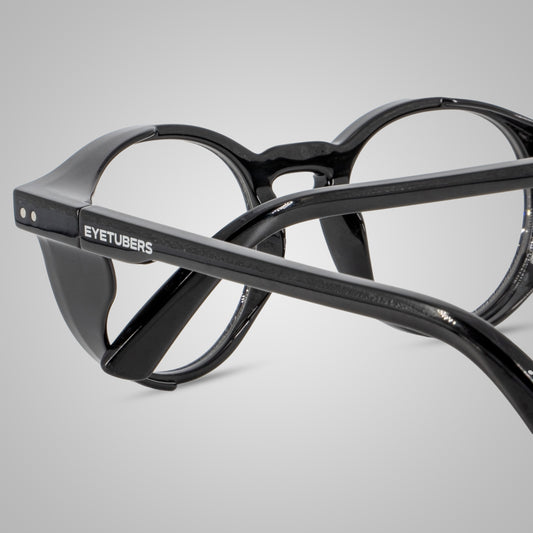 ROUND BLACK ANTI BLUE LIGHT