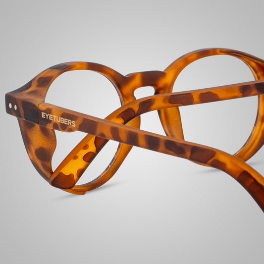 ROUND BROWN ANTI BLUE LIGHT