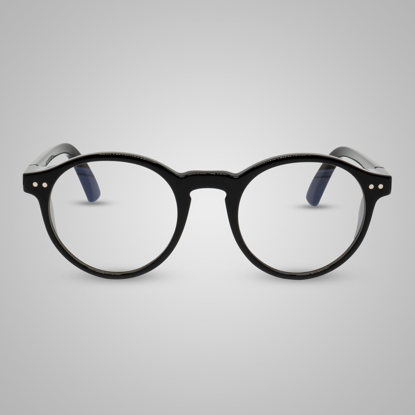 ROUND BLACK ANTI BLUE LIGHT